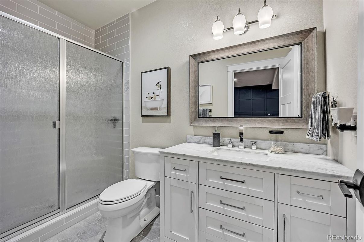 Bathroom, Glass Shower, Interior