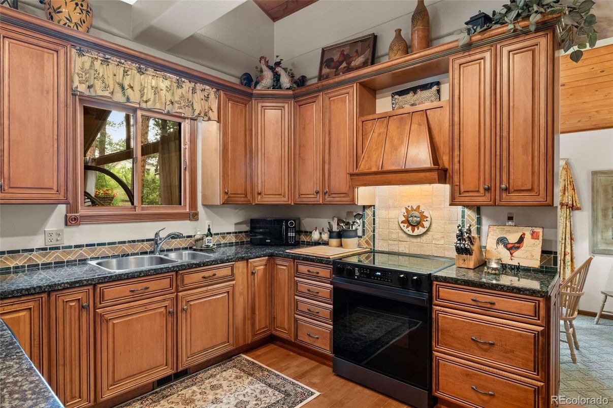 Interior, Kitchen, Wood Texture Flooring