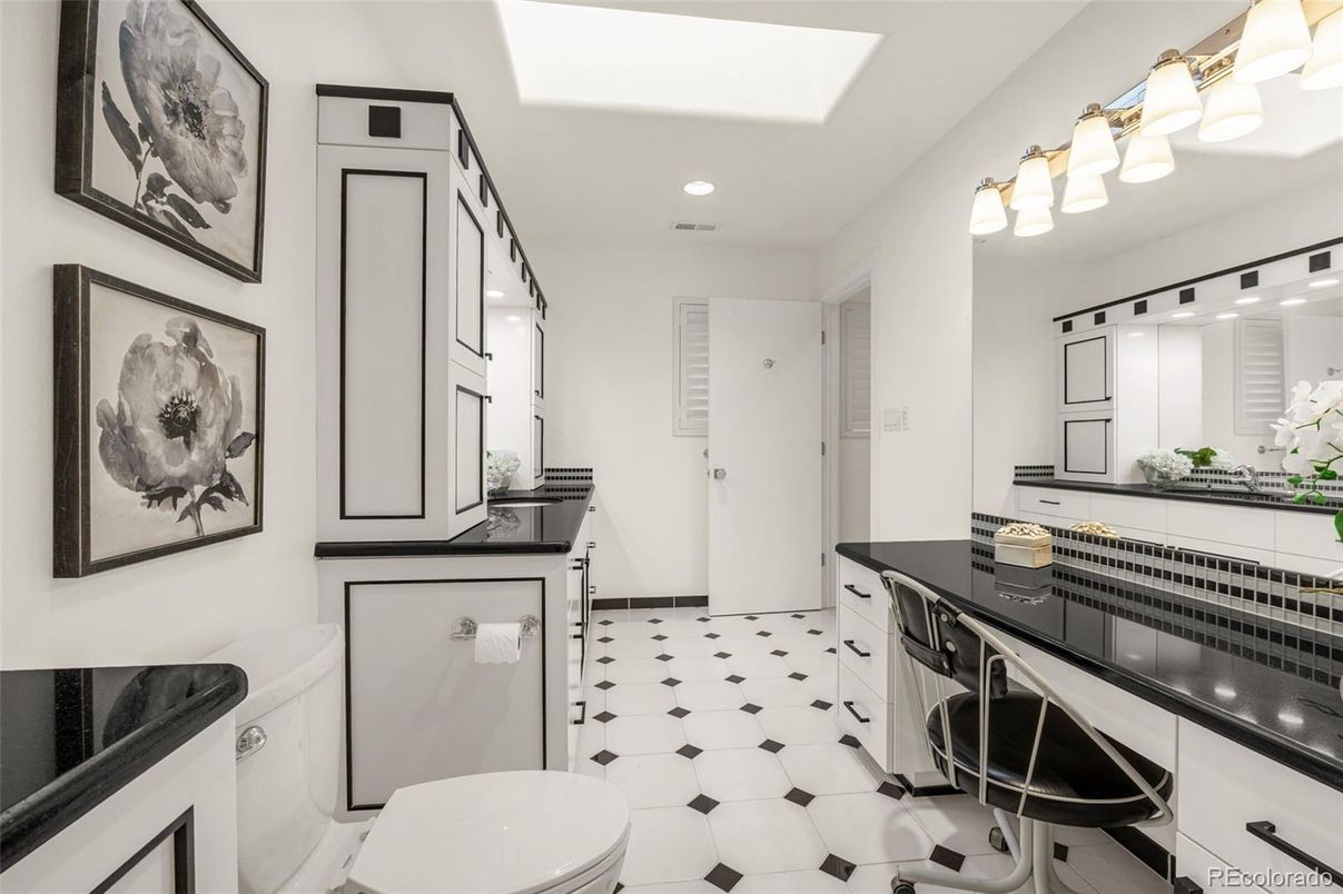 Bathroom, Interior, Recessed Lighting