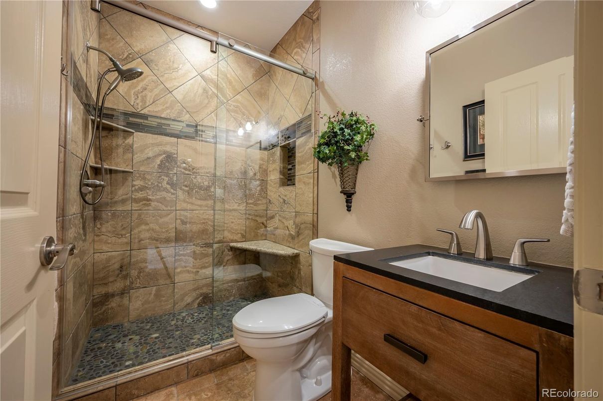 Bathroom, Glass Shower, Interior
