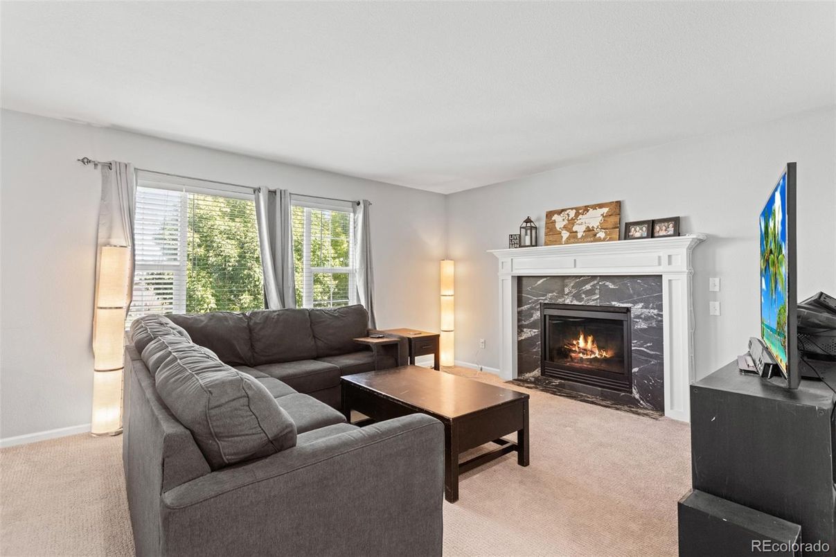 Fireplace, Interior, Living room