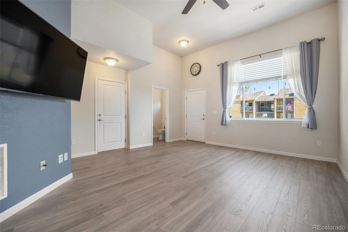 Empty room, Interior, Wood Texture Flooring