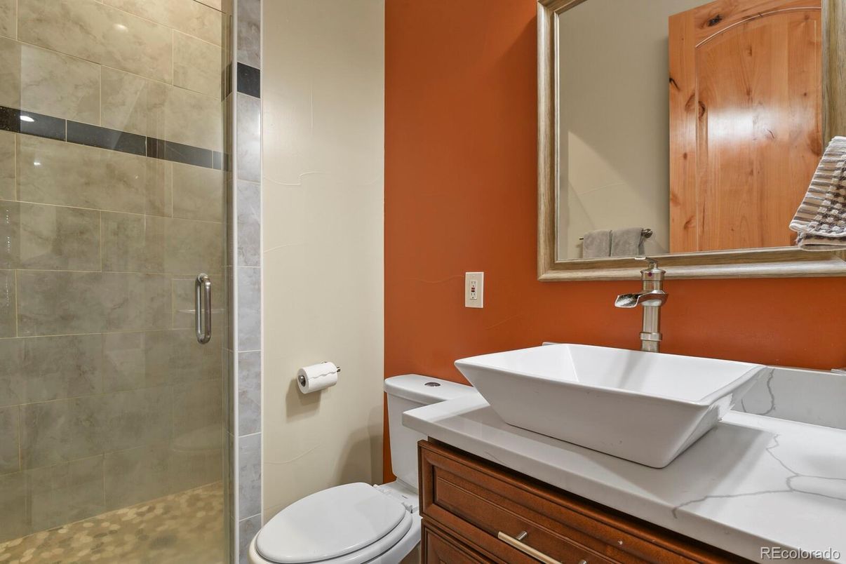 Bathroom, Glass Shower, Interior