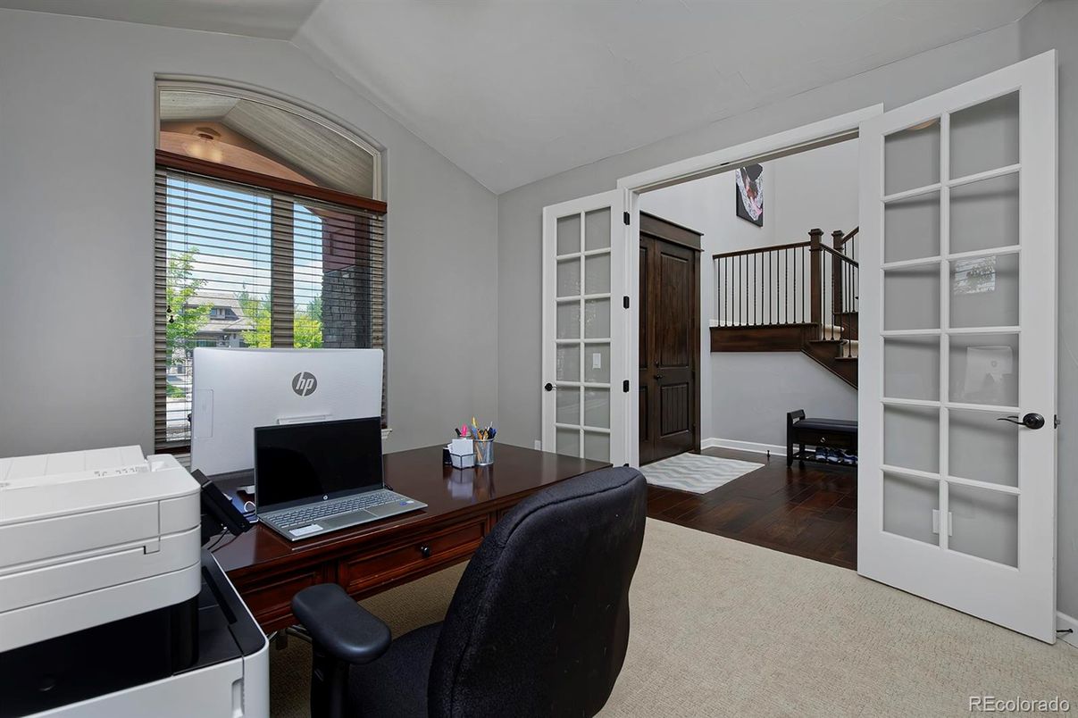 Home Office, Interior, Wood Texture Flooring