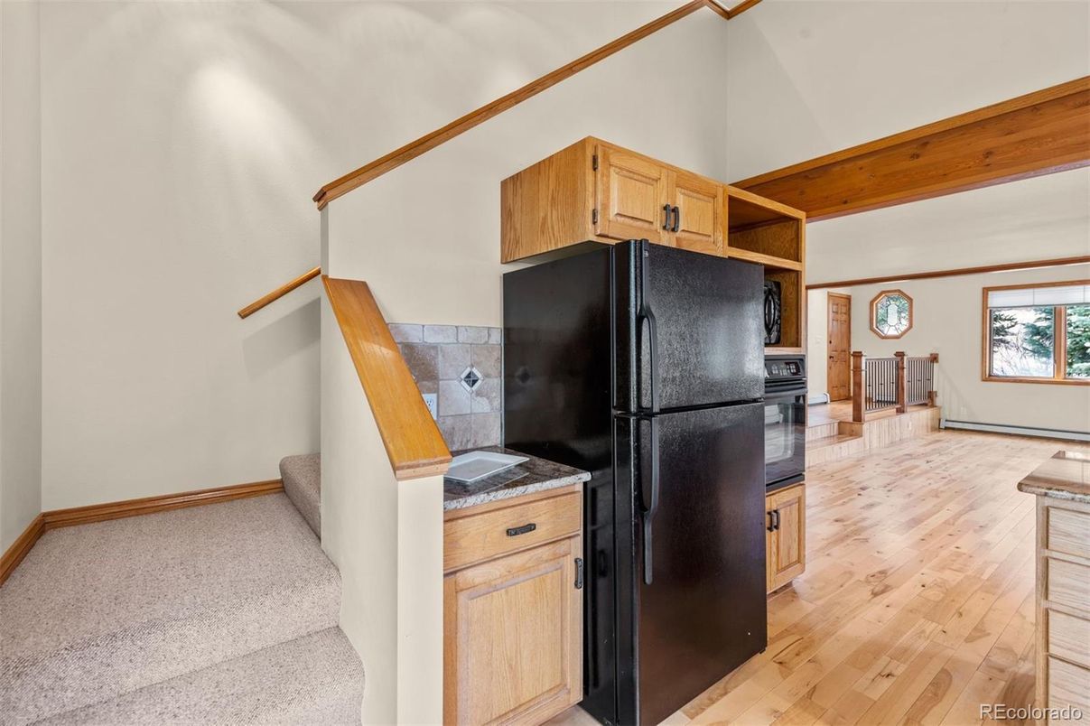 Interior, Kitchen, Wooden Beams, Wood Texture Flooring