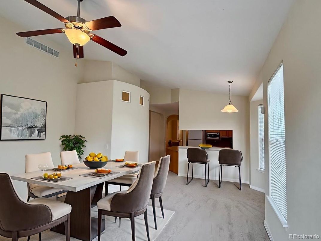 Dining room, Interior, Kitchen, Pendant Lights
