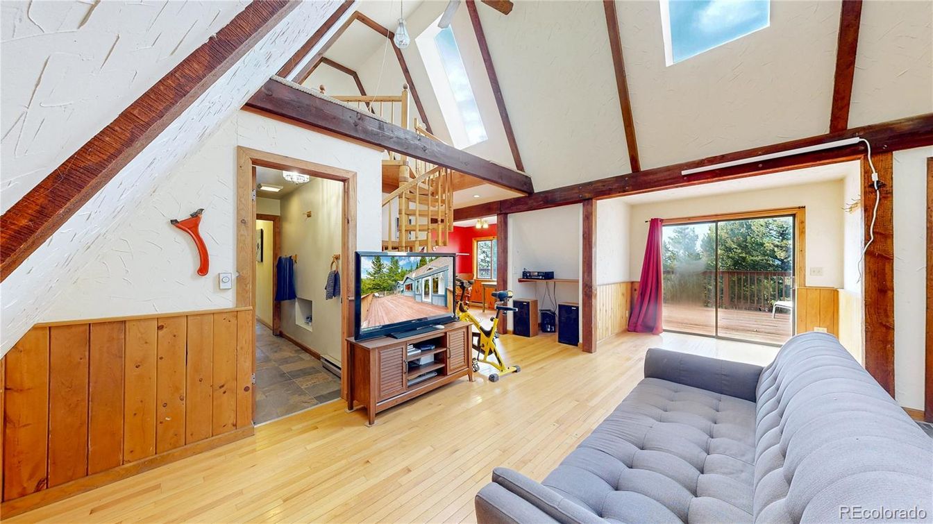 Interior, Pendant Lights, Wooden Beams, Wood Texture Flooring