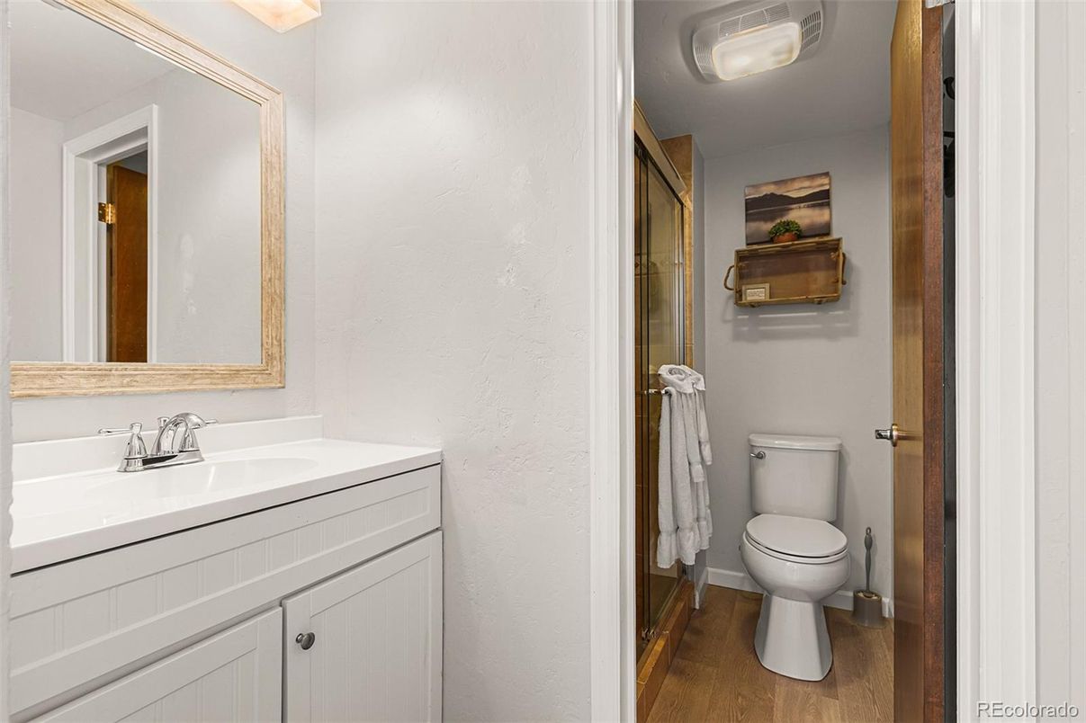 Bathroom, Interior, Wood Texture Flooring