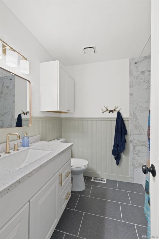 Bathroom, Interior, Marble Walls