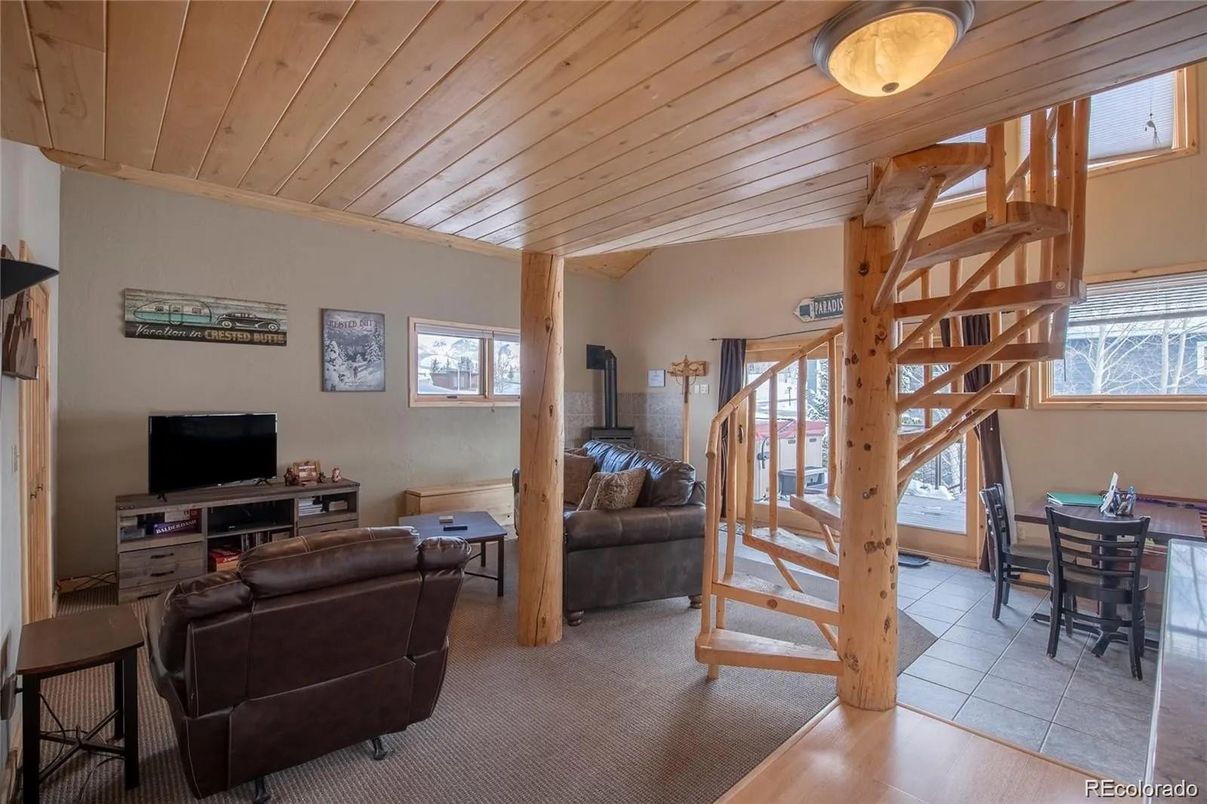 Dining room, Interior, Living room, Wooden Ceilings