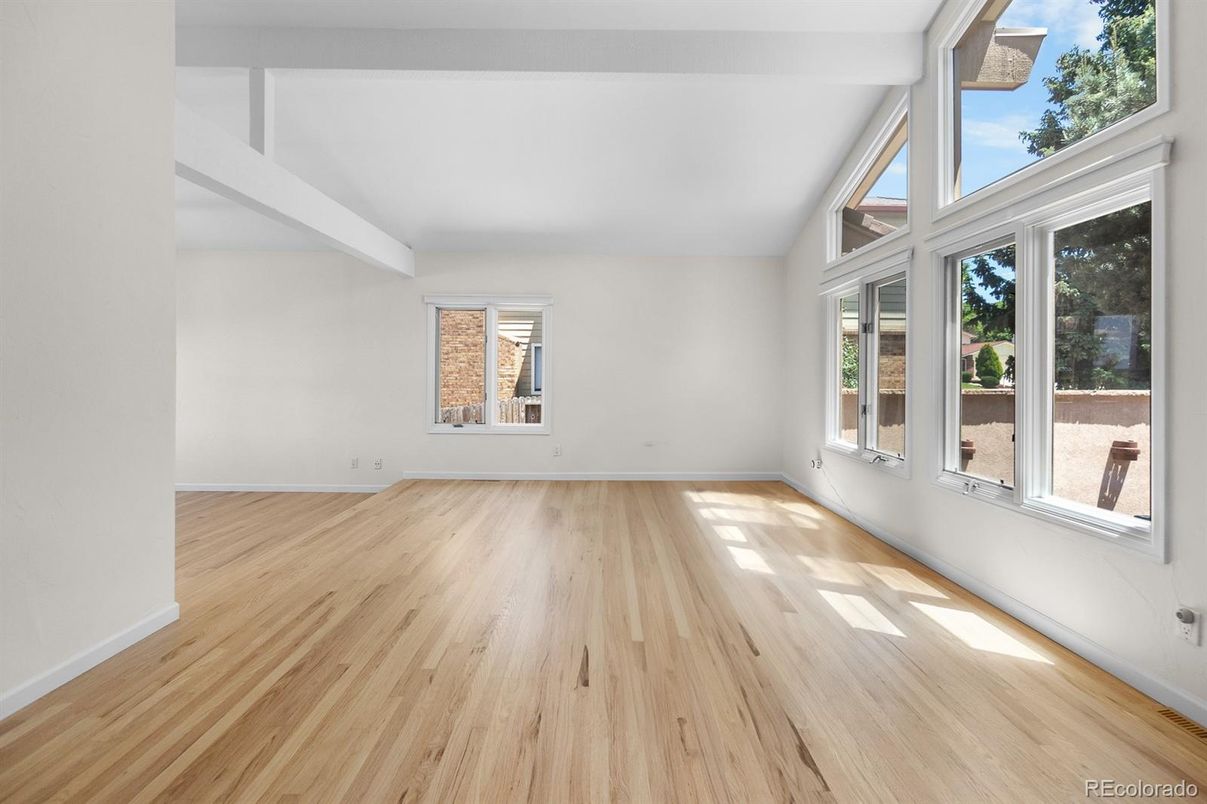 Empty room, Interior, Wood Texture Flooring