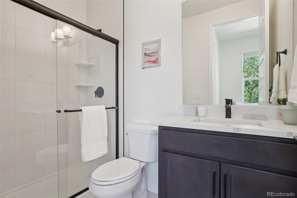 Bathroom, Glass Shower, Interior
