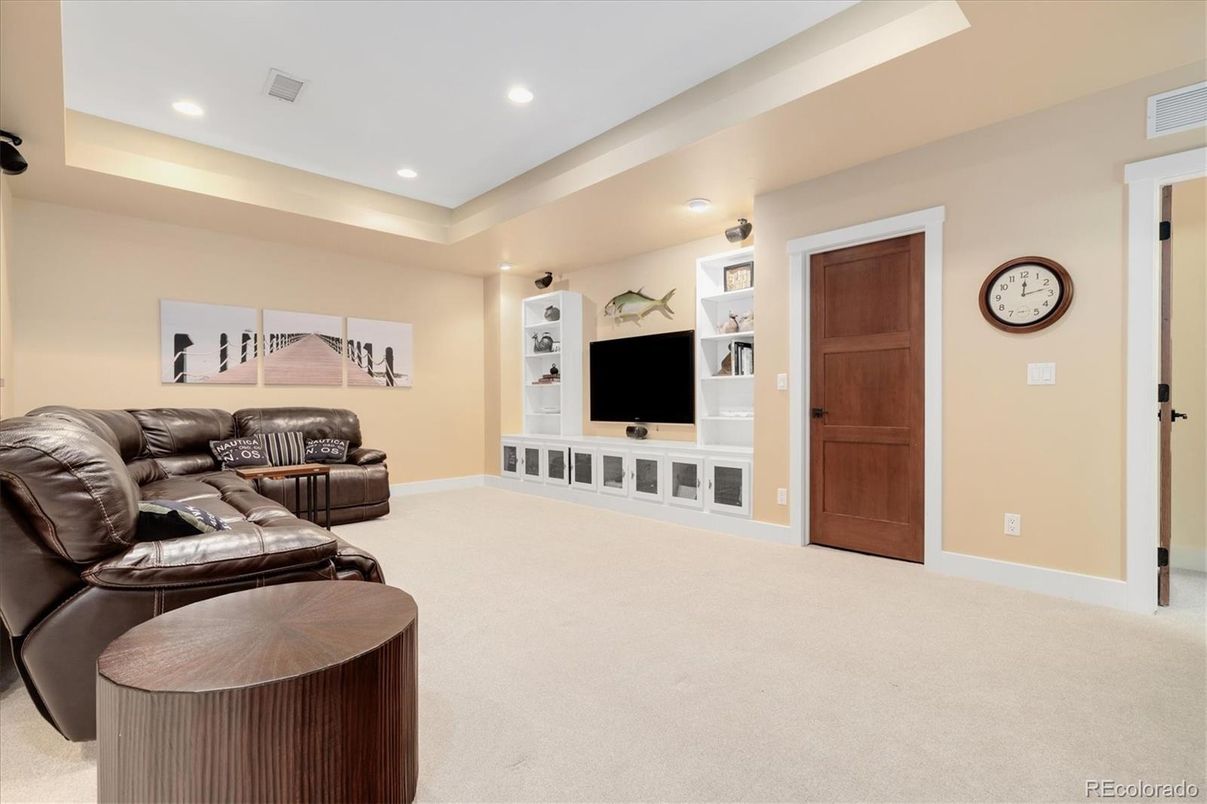 Interior, Living room, Recessed Lighting