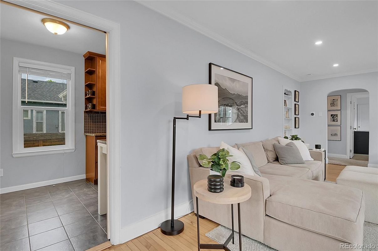 Interior, Living room, Recessed Lighting