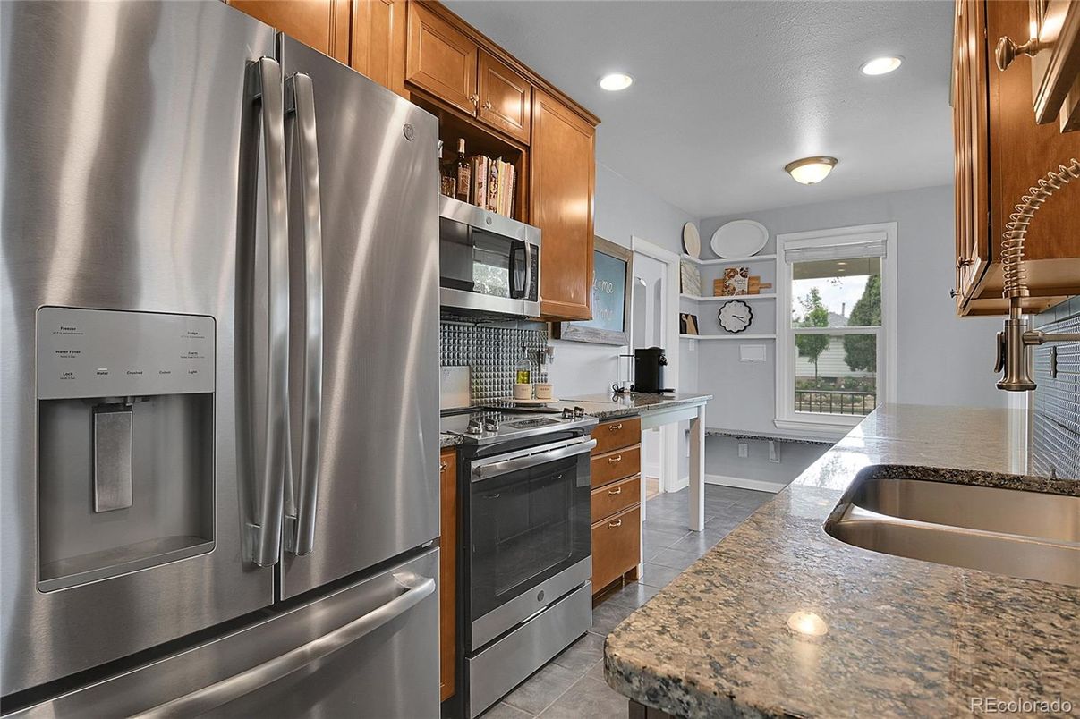 Interior, Kitchen, Recessed Lighting, Stainless Steel Appliances