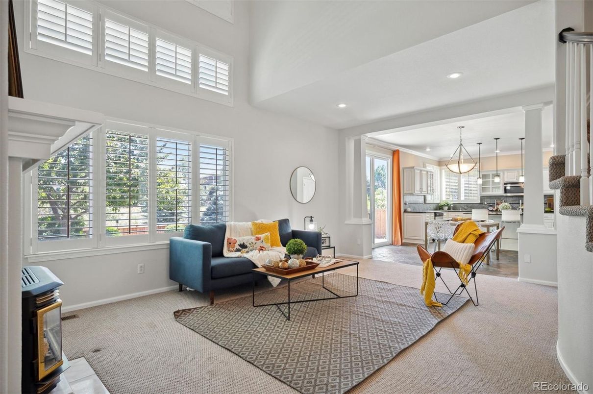 Interior, Kitchen, Living room, Pendant Lights, Recessed Lighting