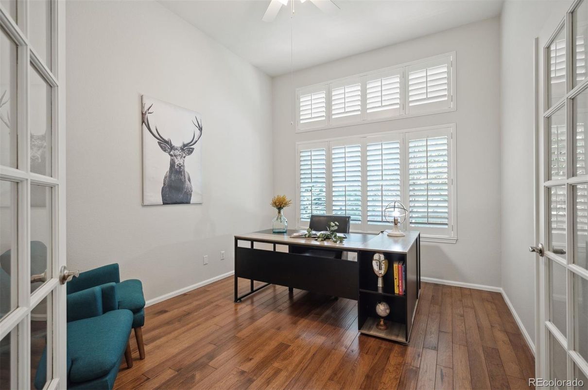 Home Office, Interior, Wood Texture Flooring