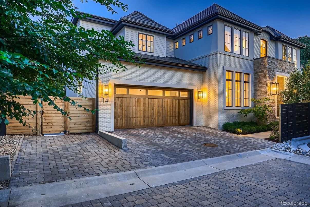 Attached, Exterior, Facade, Brick Facade, Mediterranean