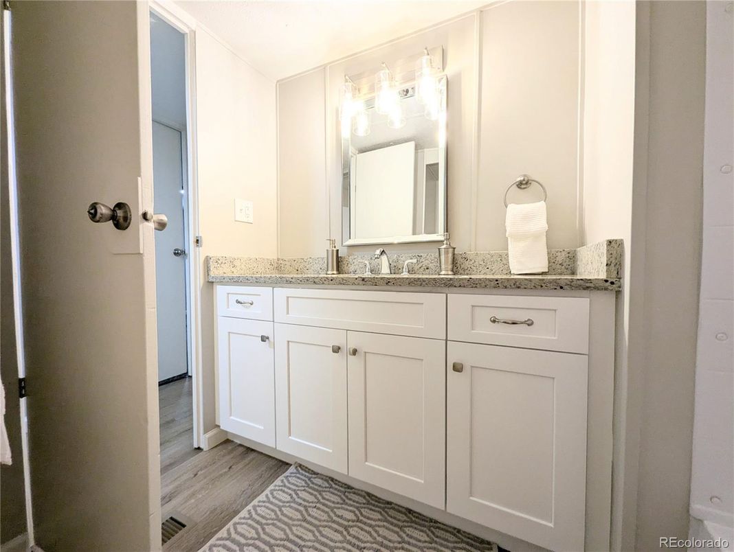 Bathroom, Interior, Wood Texture Flooring