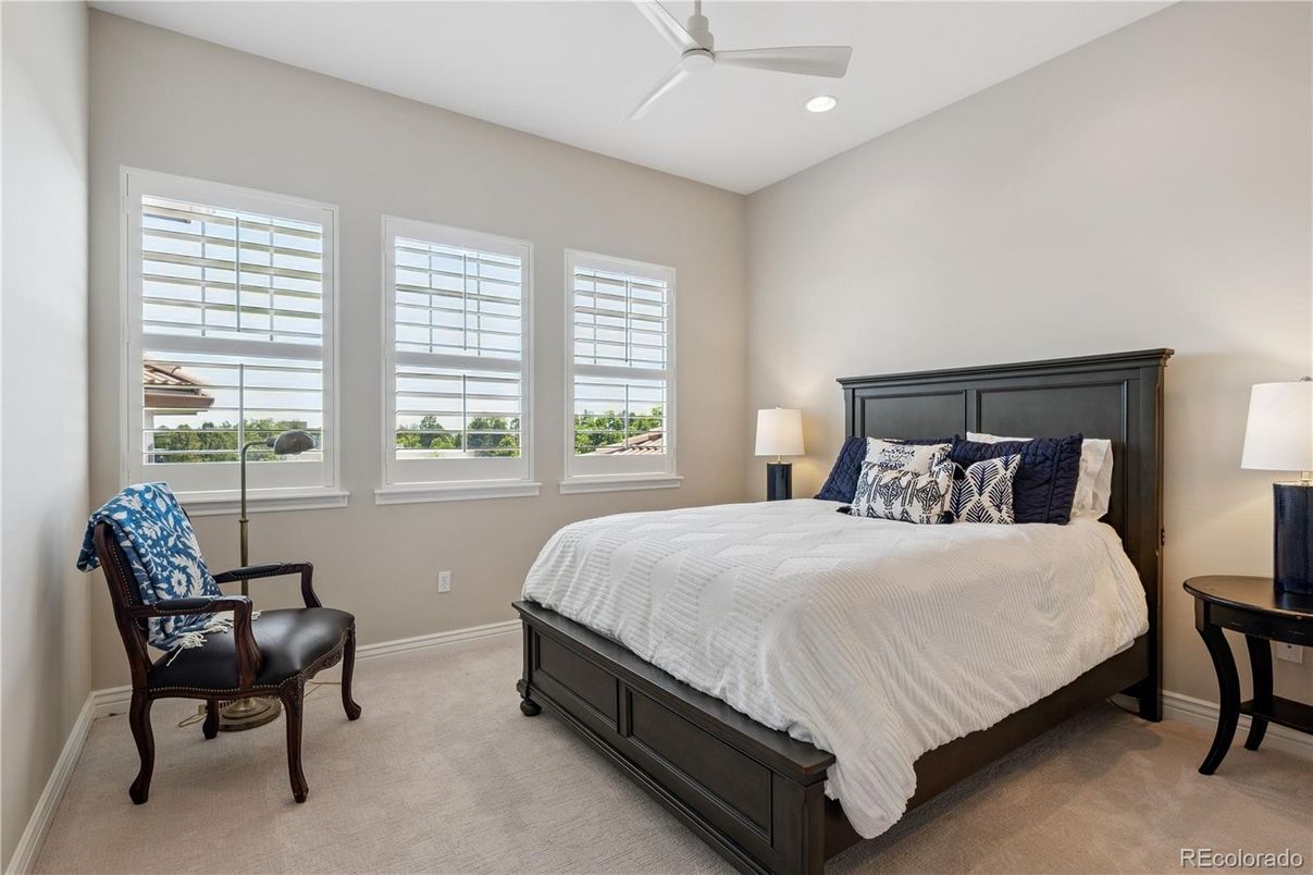 Bedroom, Interior, Recessed Lighting