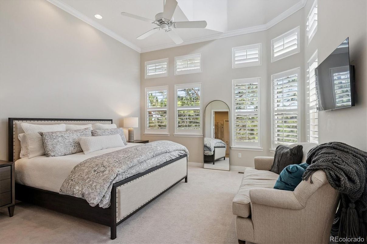 Bedroom, Interior, Recessed Lighting