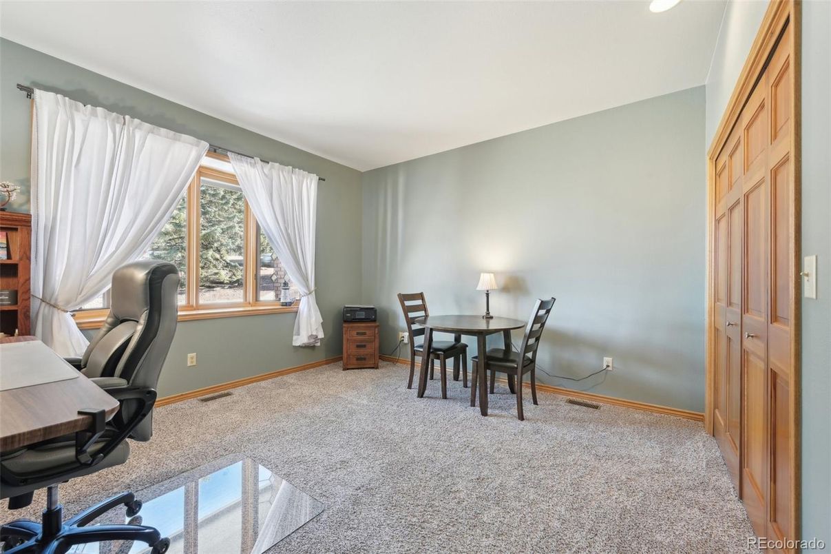 Home Office, Interior, Recessed Lighting
