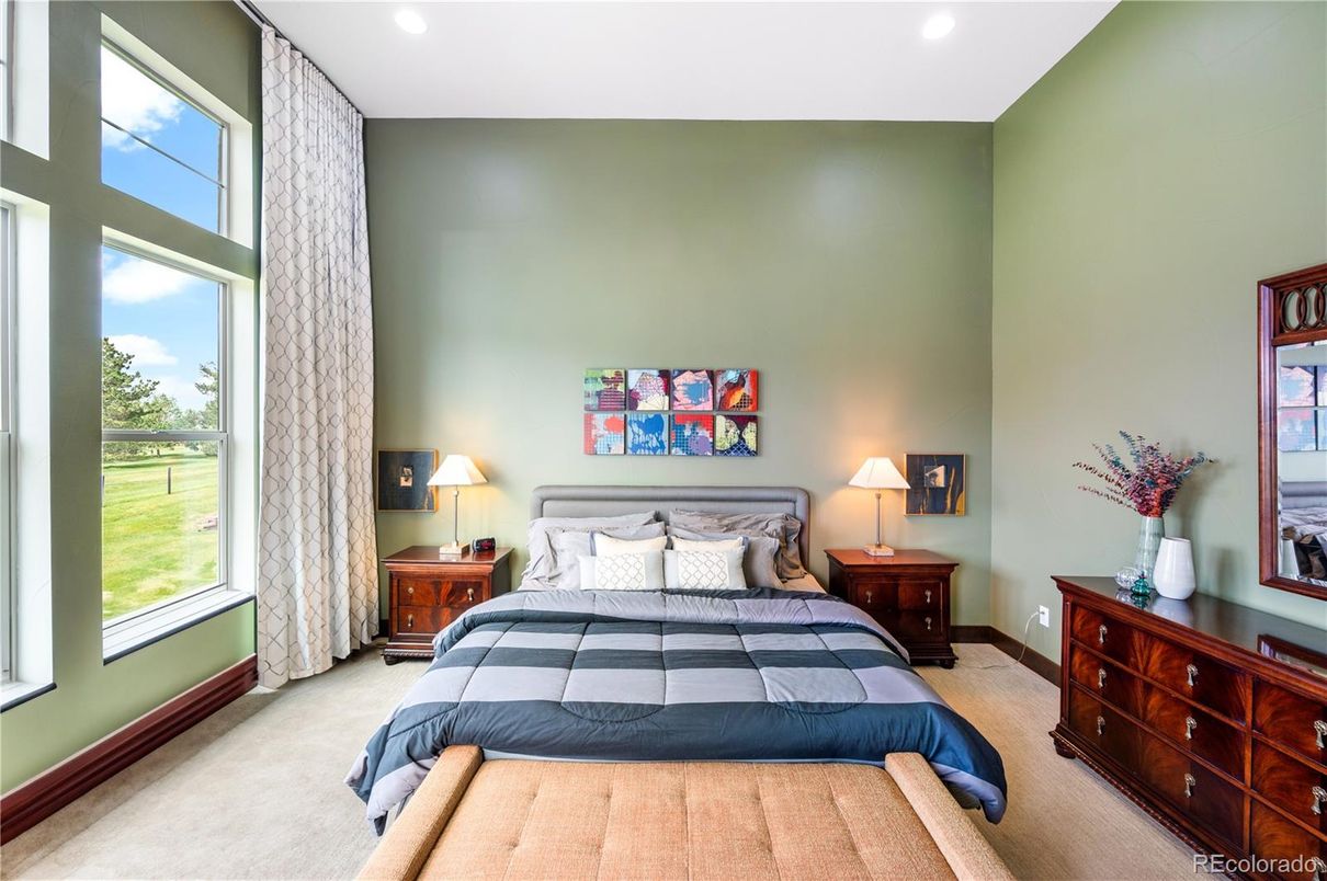 Bedroom, Interior, Recessed Lighting