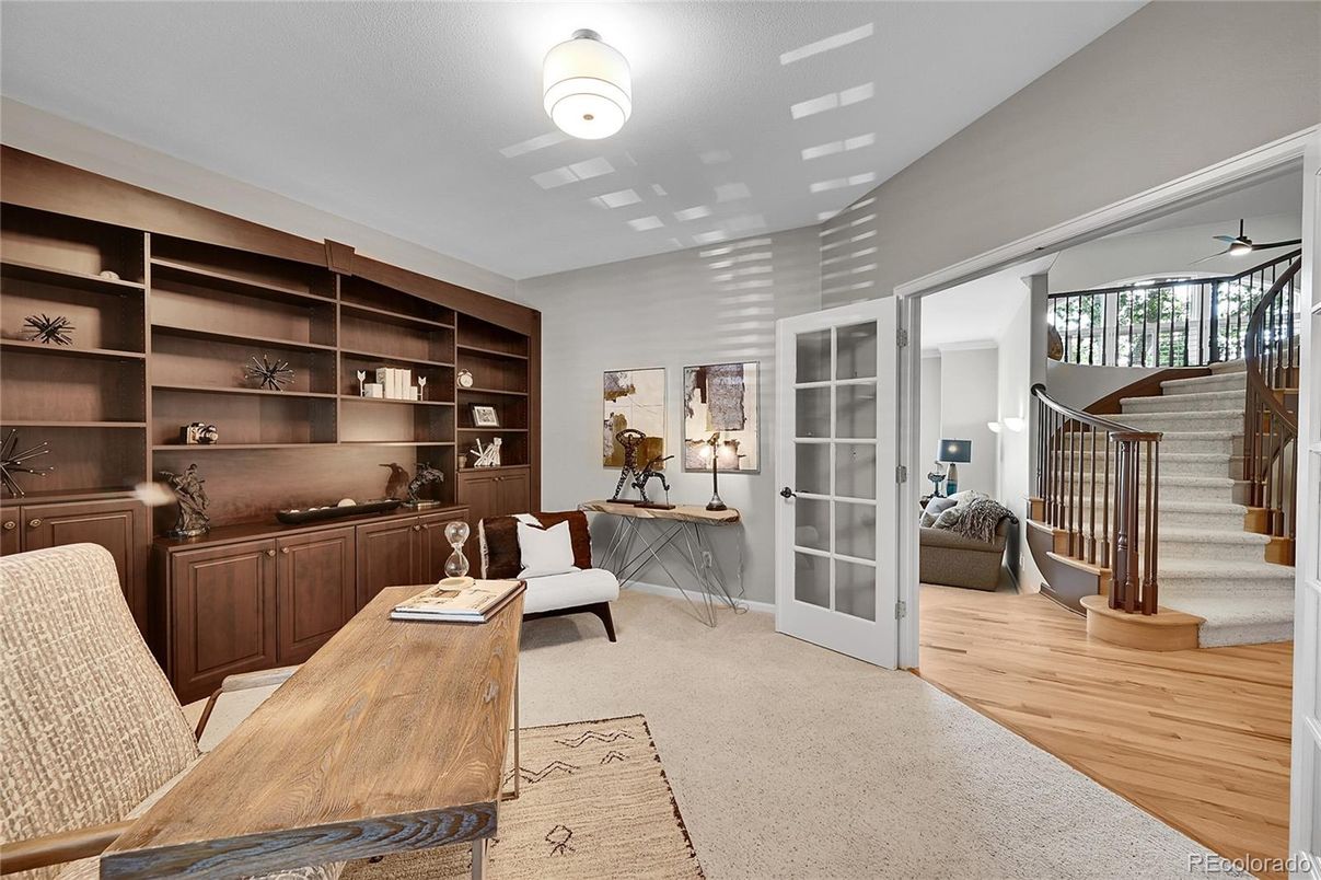 Home Office, Interior, Wood Texture Flooring