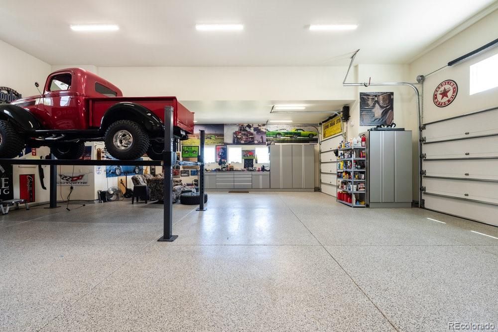 Garage, Interior, Recessed Lighting