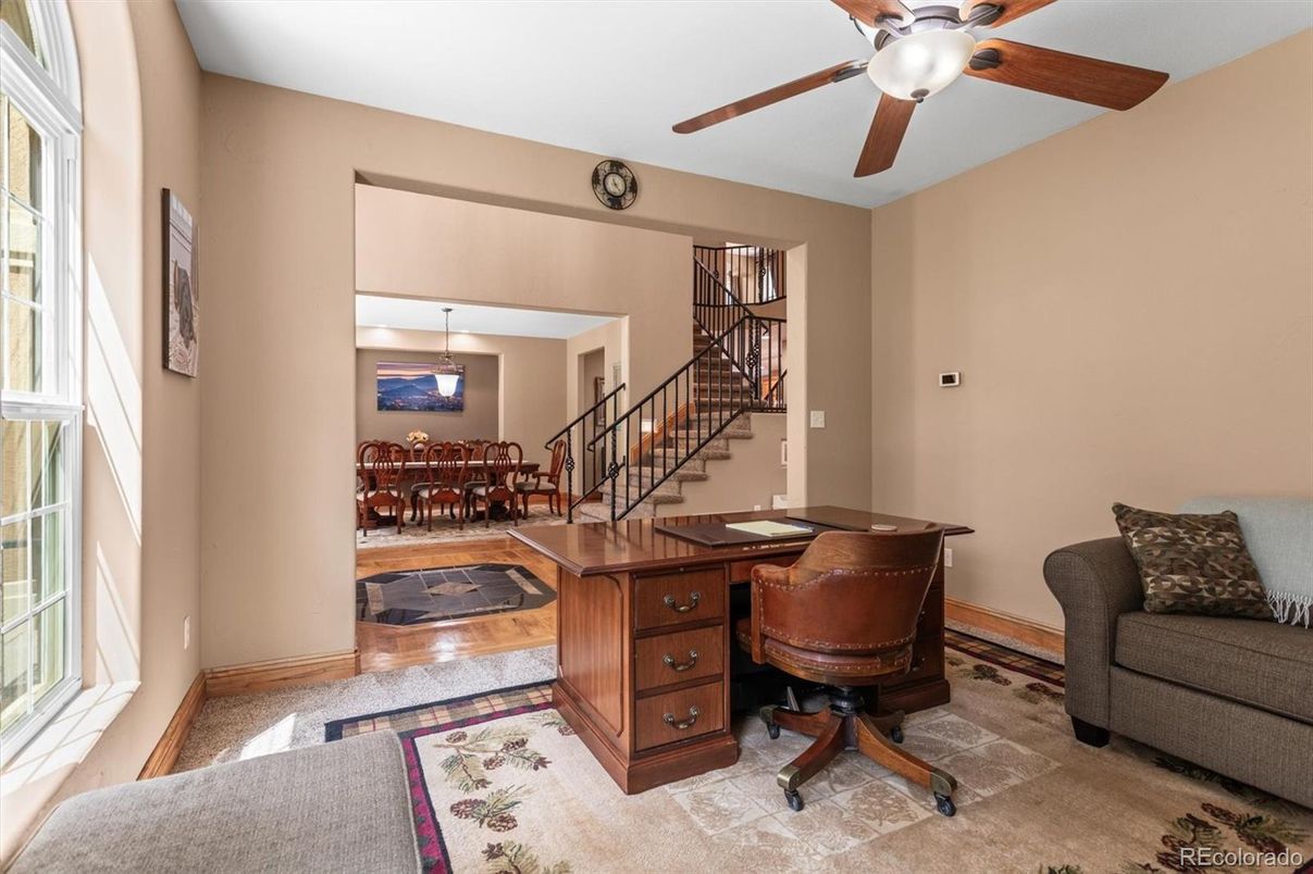 Home Office, Interior, Wood Texture Flooring
