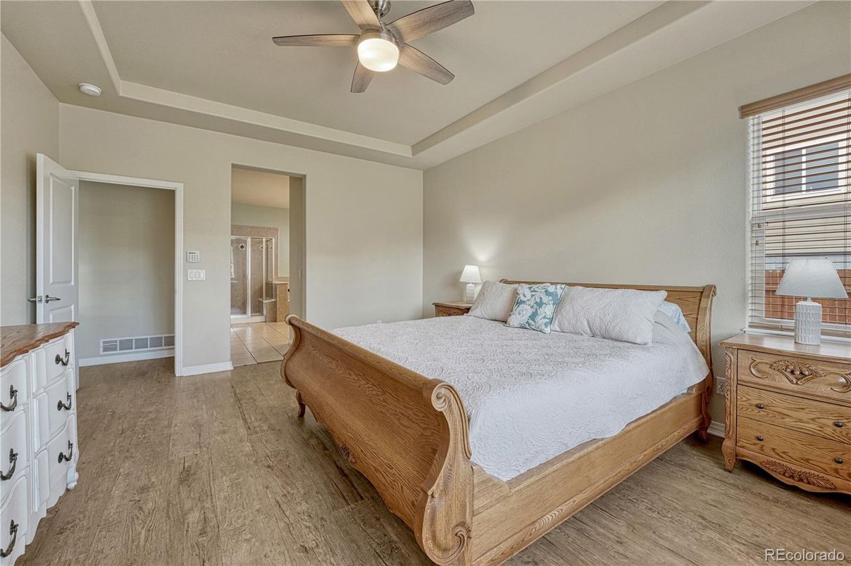 Bedroom, Interior, Wood Texture Flooring