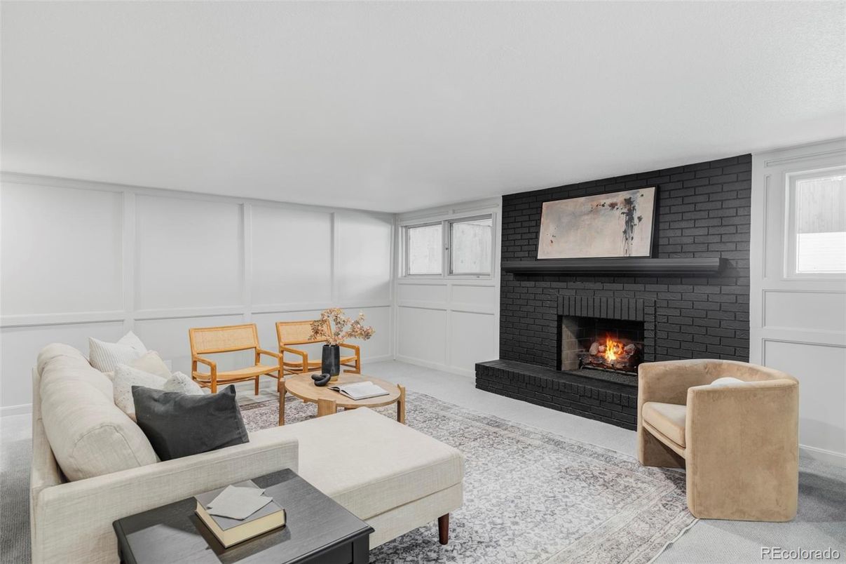 Fireplace, Interior, Living room, Stone Walls