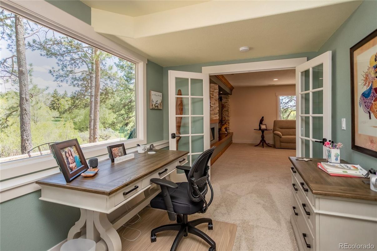 Home Office, Interior, Recessed Lighting