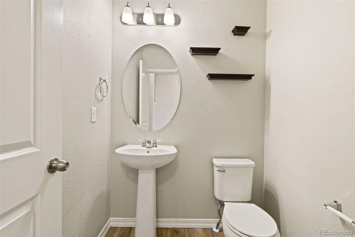 Bathroom, Interior, Wood Texture Flooring