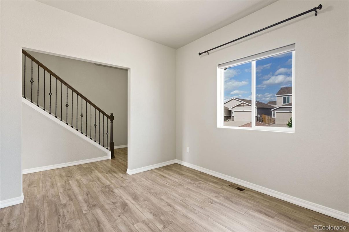 Empty room, Interior, Wood Texture Flooring