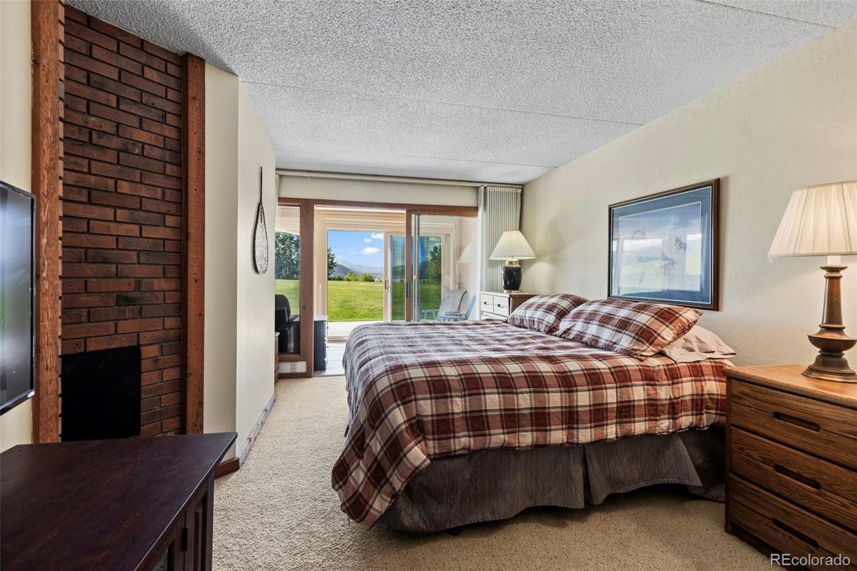 Bedroom, Fireplace, Interior, Stone Walls