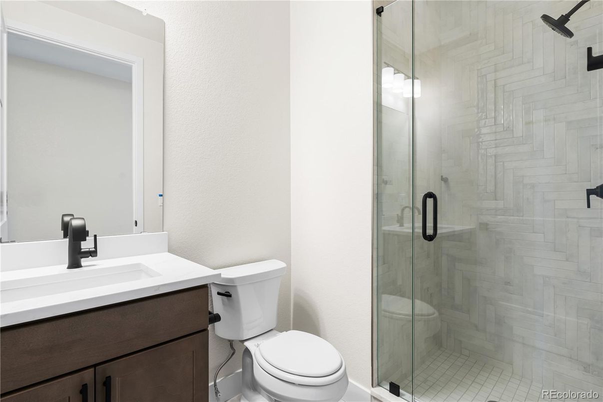 Bathroom, Glass Shower, Interior