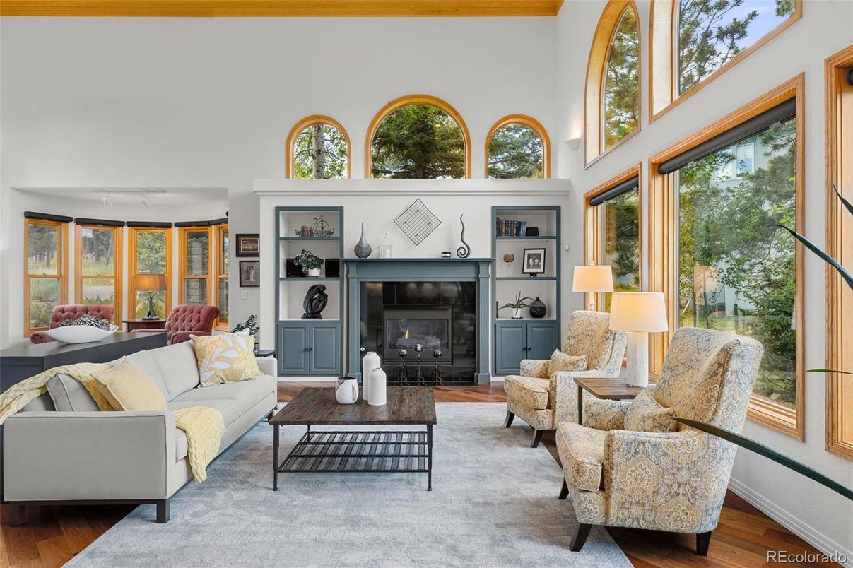 Fireplace, Interior, Living room, Wood Texture Flooring