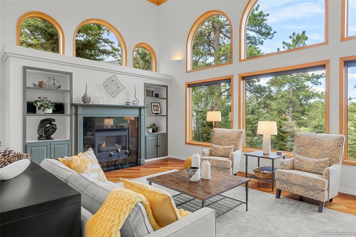 Fireplace, Interior, Living room, Wood Texture Flooring