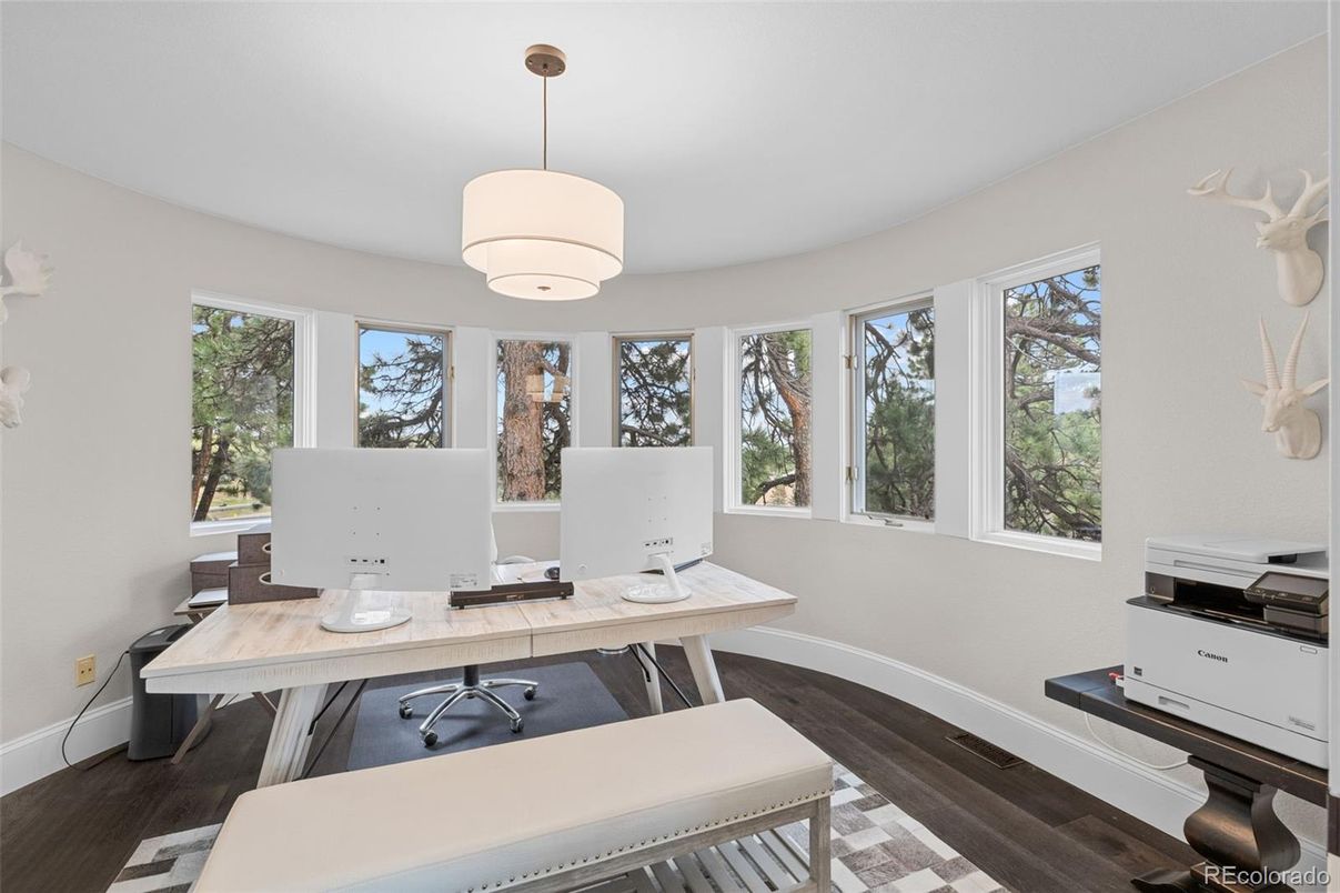 Home Office, Interior, Wood Texture Flooring