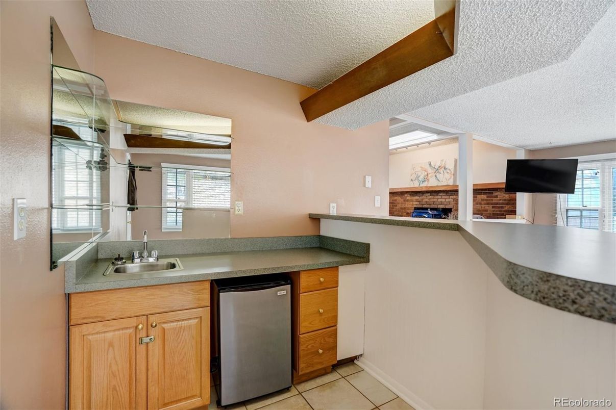 Interior, Kitchen, Stainless Steel Appliances, Wooden Beams