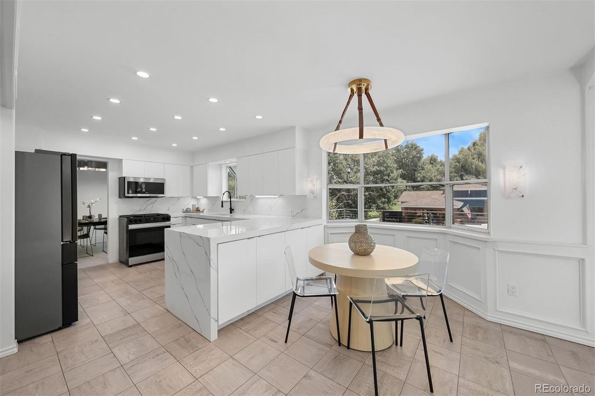 Interior, Kitchen, Recessed Lighting, Stainless Steel Appliances