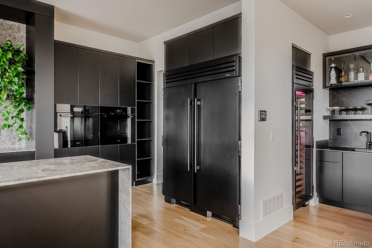 Interior, Kitchen, Wood Texture Flooring