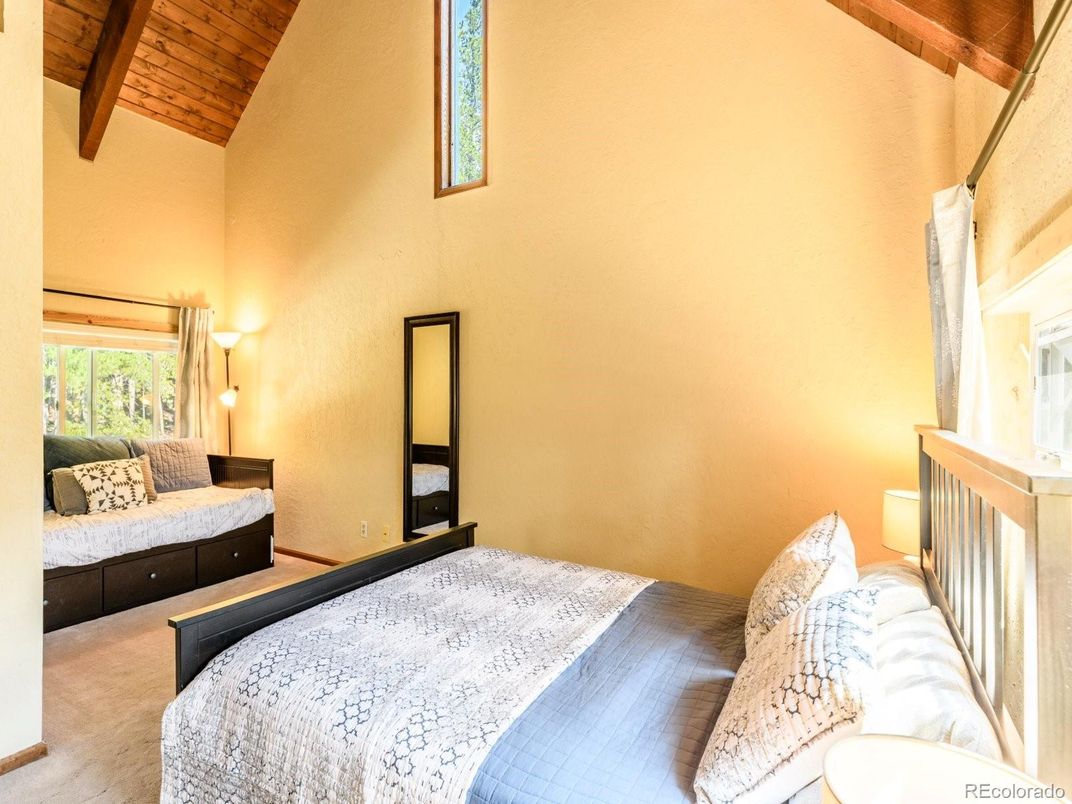 Bedroom, Interior, Wooden Beams, Wooden Ceilings