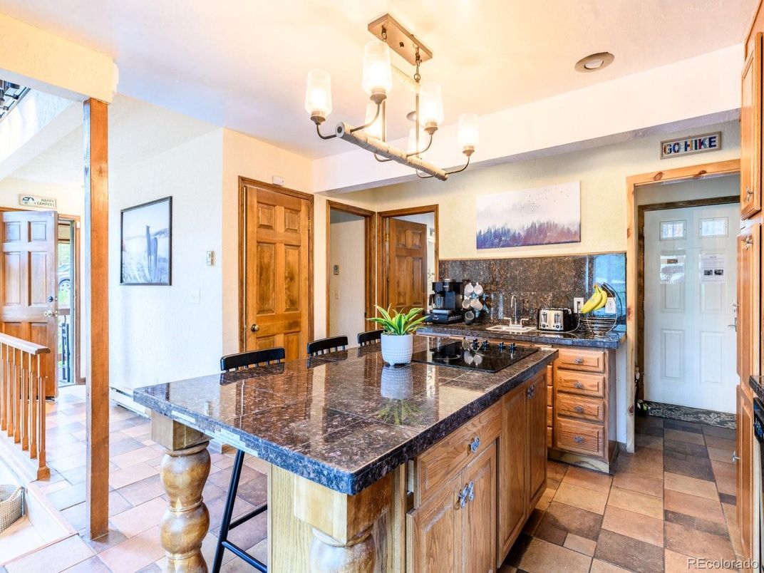 Chandelier, Interior, Kitchen, Recessed Lighting