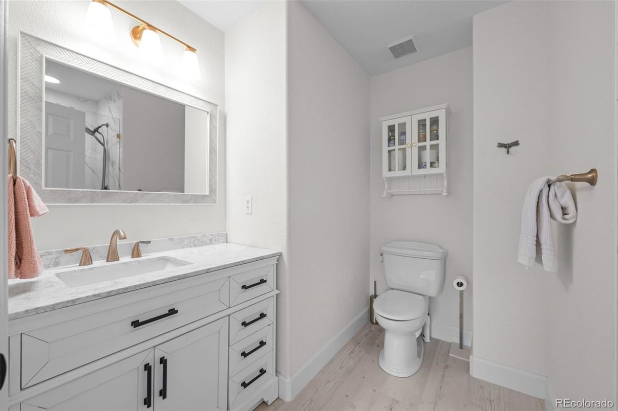 Bathroom, Interior, Wood Texture Flooring