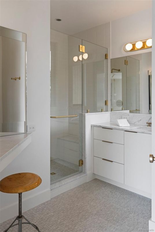 Bathroom, Glass Shower, Interior