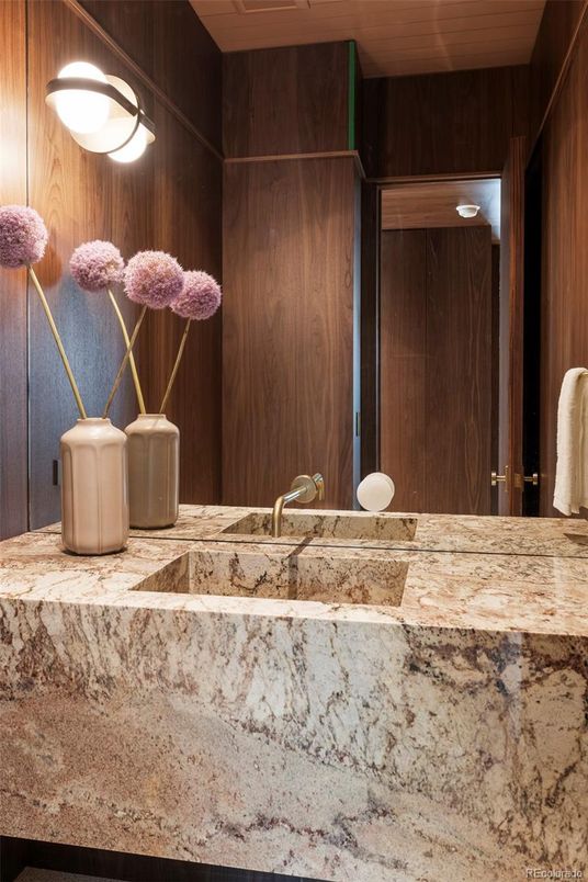 Bathroom, Interior, Wooden Walls