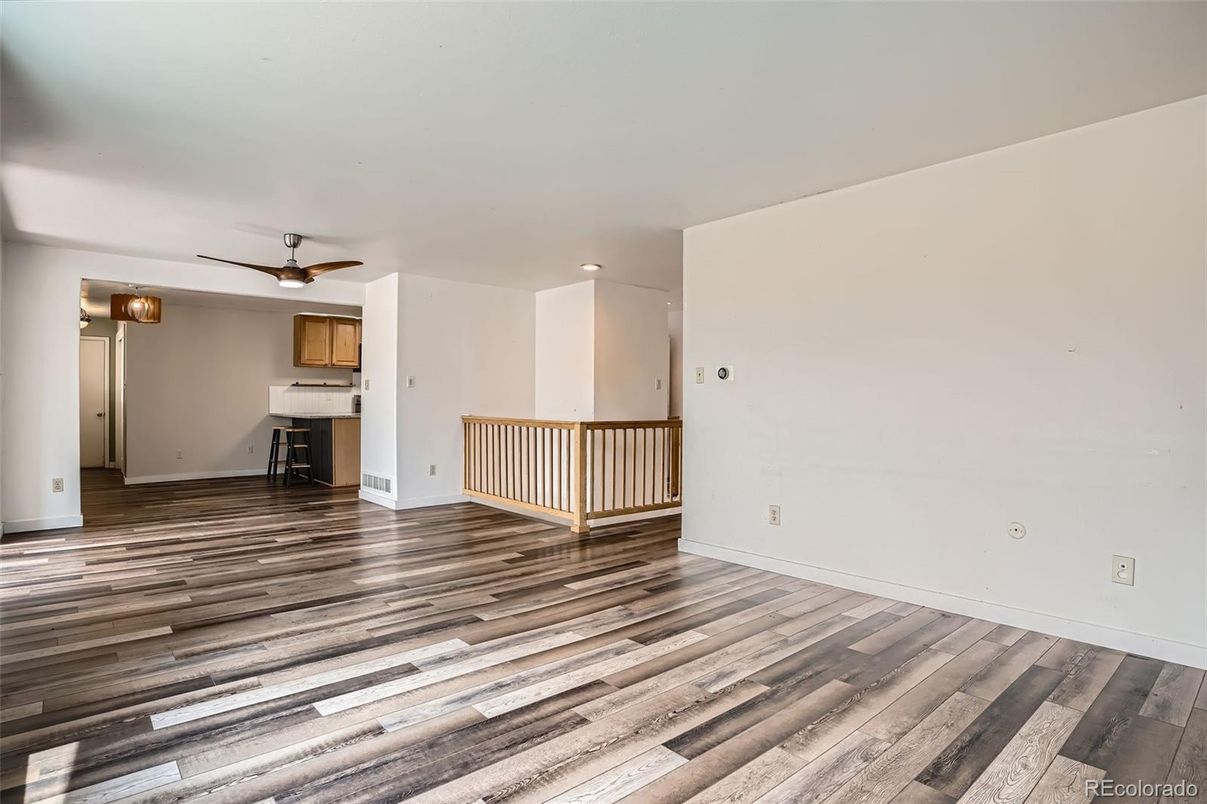 Empty room, Interior, Wood Texture Flooring