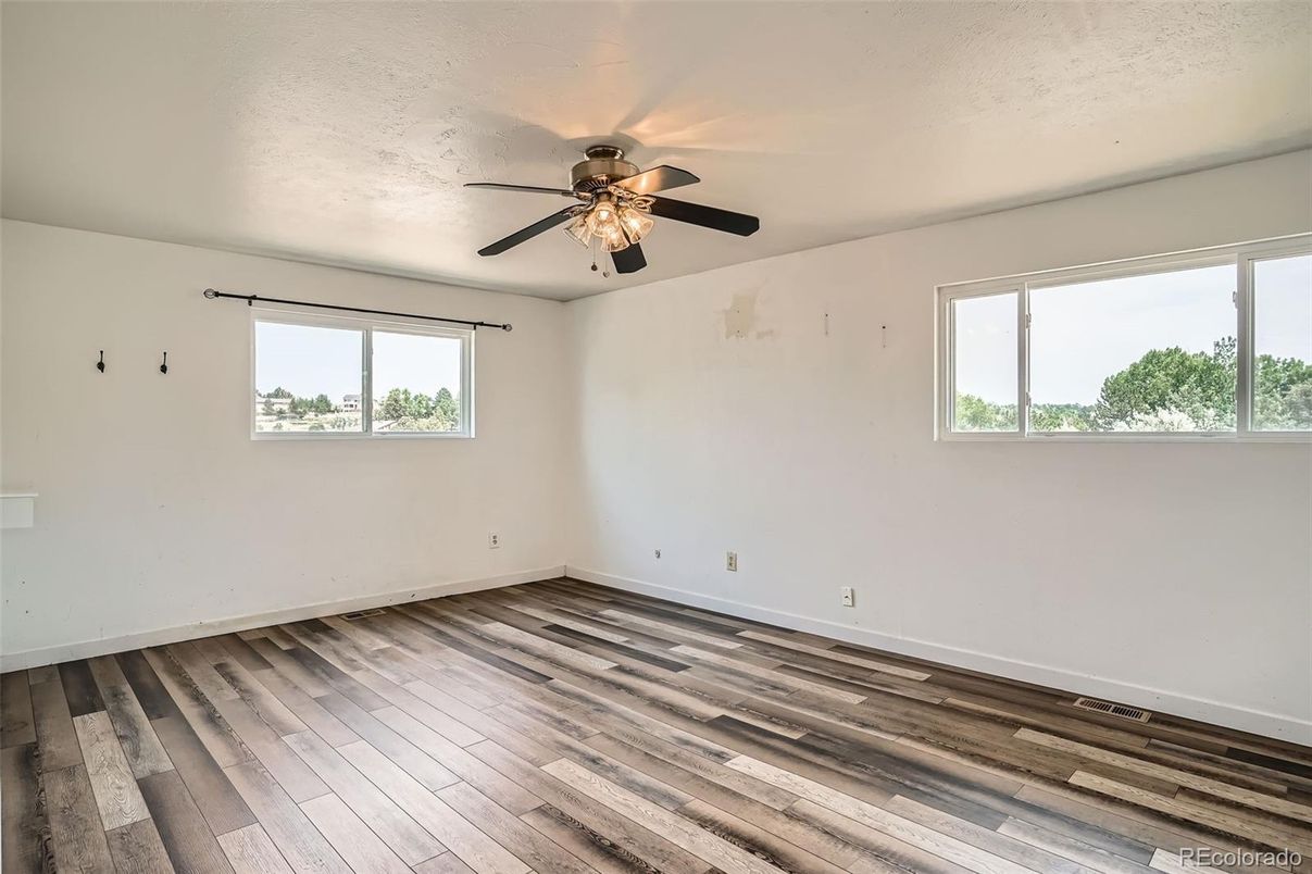 Empty room, Interior, Wood Texture Flooring
